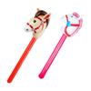 Inflatable Horse Stick for Kids, Fun Balloon for Western Celebrations