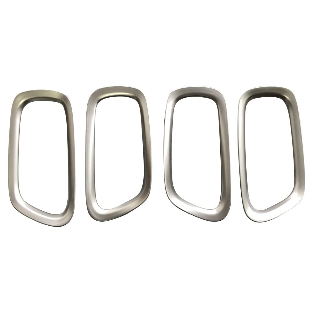 

ZIAN Inner Door Handle Door Bezel 4P Interior Garnish Accessories Protect for Honda Vezel 2nd Generation RV3/RV4/RV5/RV6 (Silver)