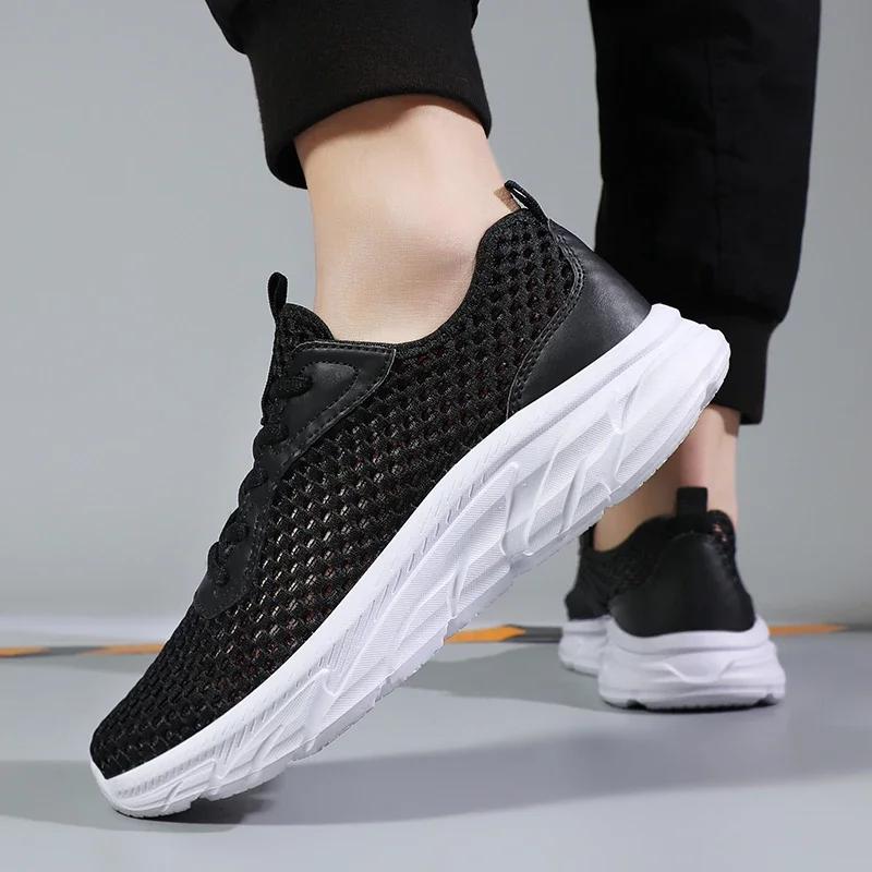 New Mens Shoes Breathable White Running Sneakers for Men Outdoor Lightweight Comfortable Mesh Shoes Walking Tennis Shoes Men