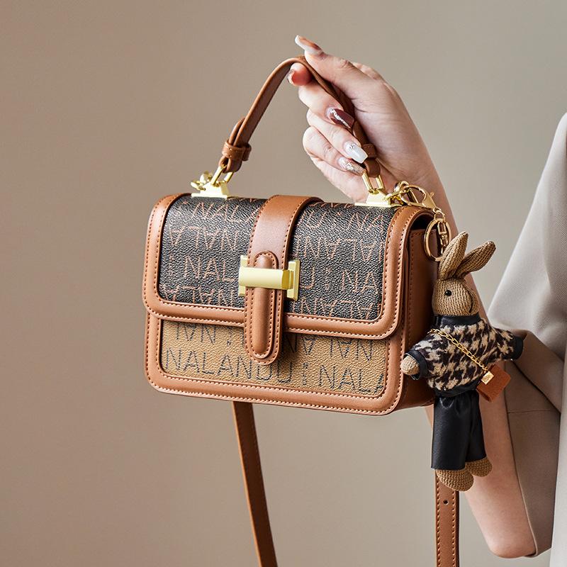 Pani. Torba Qiao dla Kobiet 2025 Nowy Model Damska Torba Crossbody Wysokiej klasy Modna Torebka Torba dla Mamy Monogram Torba Damska na Jedno Ramię