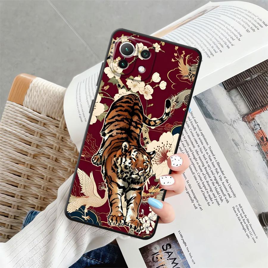 Case for Xiaomi Mi 11T 12T Pro 14 15 Pro 13 Lite 10T 11 12X 12 Funda Phone Cover Cool Tiger Leopard