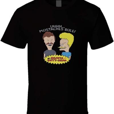 Beavis und Butt-Head Schnurrbärte Regeln T-Shirt_1