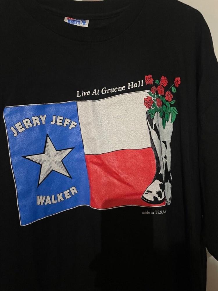 Jerry Jeff Walker Live At Gruene Unisex All size Shirt B231 Unisex T-Shirt S