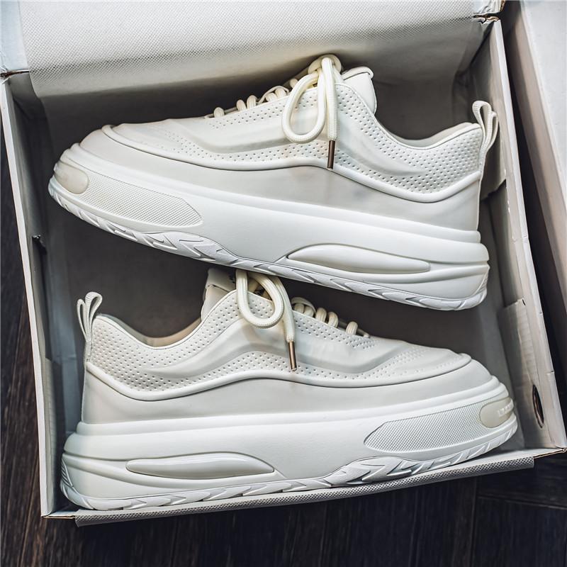 Spring and Autumn breathable dad shoes casual shoes thick-soled inner height-increasing sports tide shoes