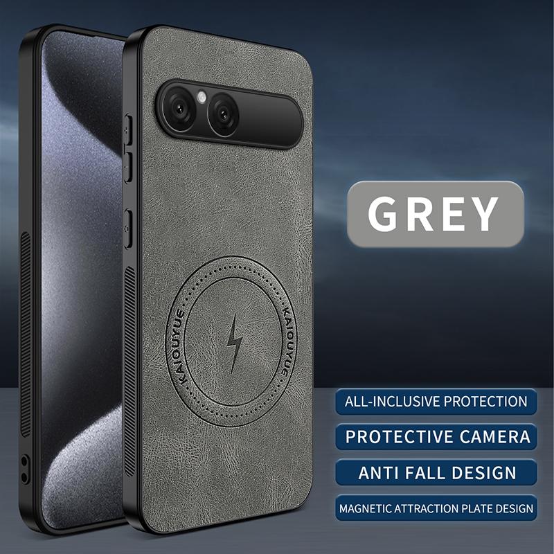 Pro Sony Xperia 10 VIII VII Pouzdro Jednoduché Stylové Magnetické Sání Luxusní Kožené Šetrné k Pokožce Ochrana proti Pádu Pro Xperia 10VIII