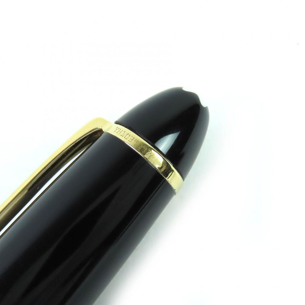 Very Good MONTBLANC Ballpoint Pen Meisterstückle Grand Twist Type Black Gold Used