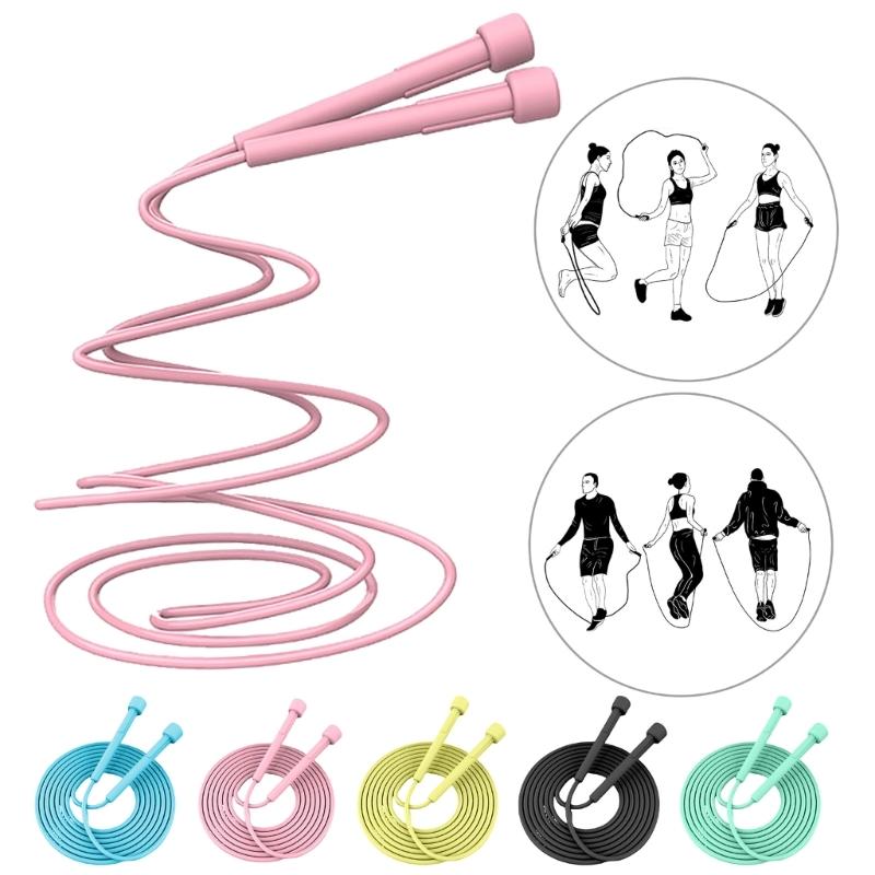 Kid Adult Jump Rope Adjustable Plastic Skipping Rope Speed Jump Rope for Fitness Aerobic Exercise Endurances Training