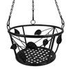 Planter Hanging Chain Home Decor Ornament Iron Elegant Hanging Plant Basket for Garden Porch Balcony Indoor Outdoor