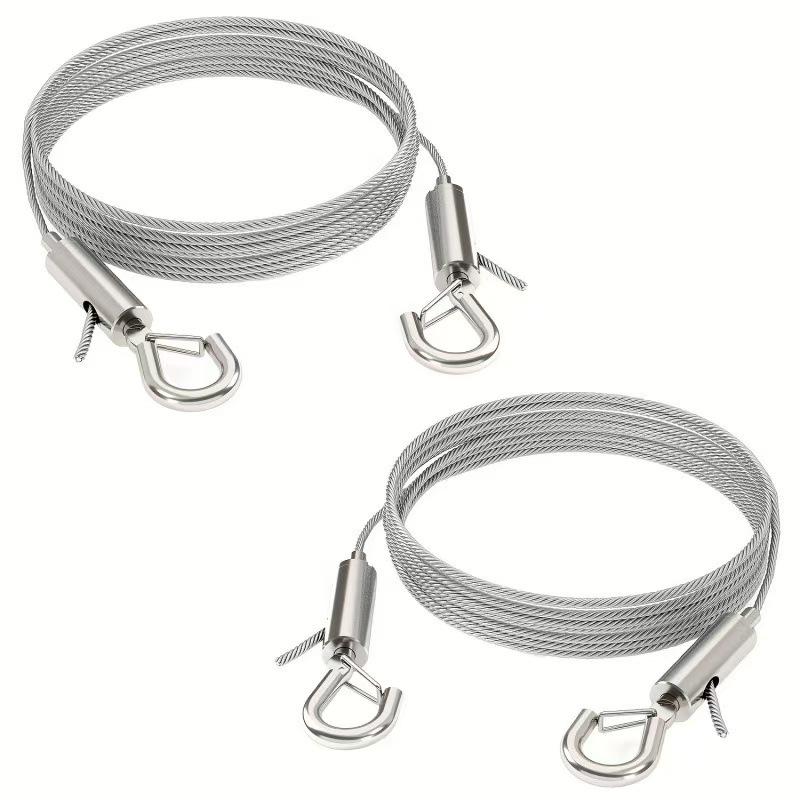 Adjustable 304 Steel Picture Hanging Wire Locking Device for Luminaires