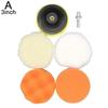 3/4/5 Inch Foam Pad Buffer Kit Reusable Car Polishing Sponge Pads Kit Wool Buffer Drill Wheel Polisher for Auto Remove Scratches