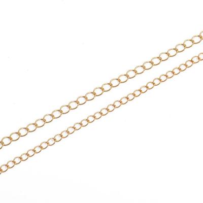1-meetrine vasest keti sabakett DIY kaelakee käevõru ehete valmistamiseks käsitöötarvikute jaoks