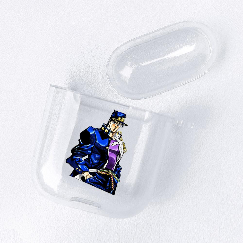 Anime Manga JoJos Bizarre Adventure Soft TPU Case for AirPods 3 2 1 Pro Cute Transparent Airpod Pro Airpod Cases Luxury