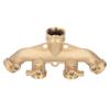 Hose Splitter 4 Way Water Tap Hose Connectors Distributor Garden Water Splitter NPT 34