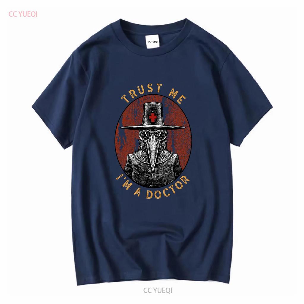 Humor Trust Me Im A Doctor T Shirt Men Cotton Funny Harajuku Short Slee long or sleeves vintage Washed Unisex Stretched