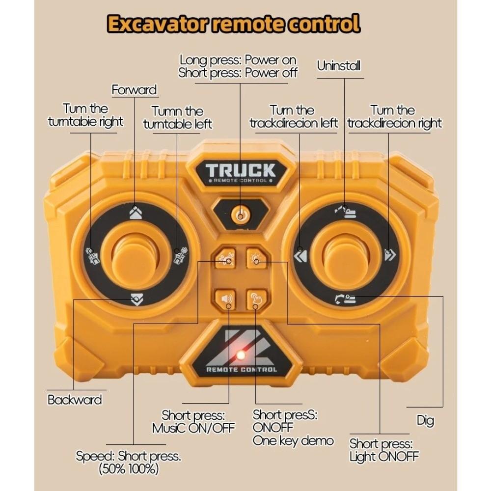 Zinc Zinc Alloy Material Mini Excavator Toy 1:64 Scale Engineering Vehicle Toy New Dump Truck Toy Collectors