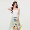 White lace sling vest for women's spring and summer spice girls new inner single wear slim sleeveless 