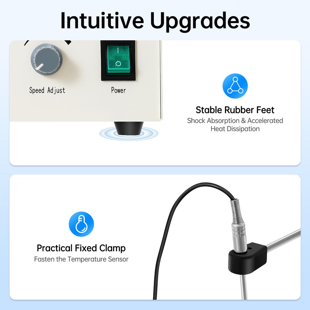 Digital LED Display Magnetic Stirrer, Constant Temperature Control Magnetic Stirrer, Laboratory Magnetic Stirrer with Stir Bar