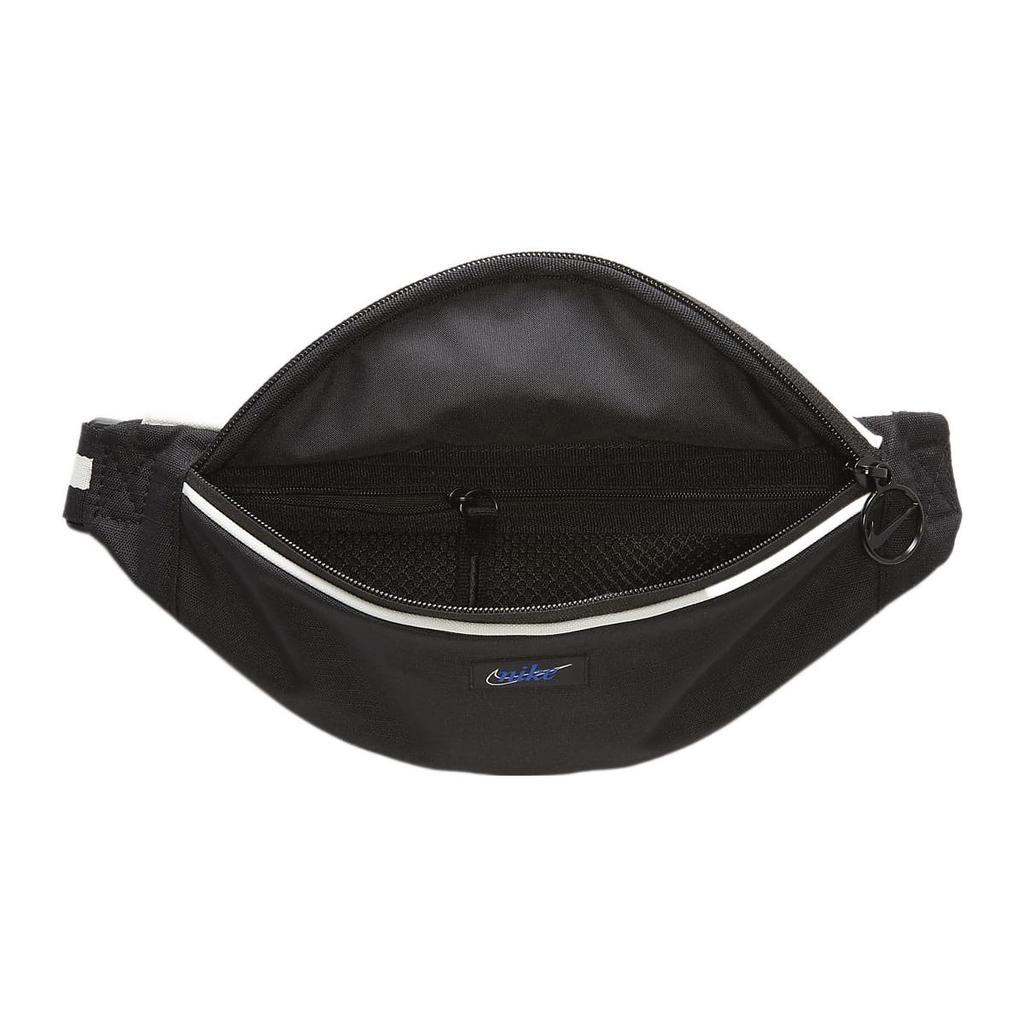New Nike Heritage Polyester One Shoulder Crossbody Fanny Pack Small Size Unisex Black DR6266-010