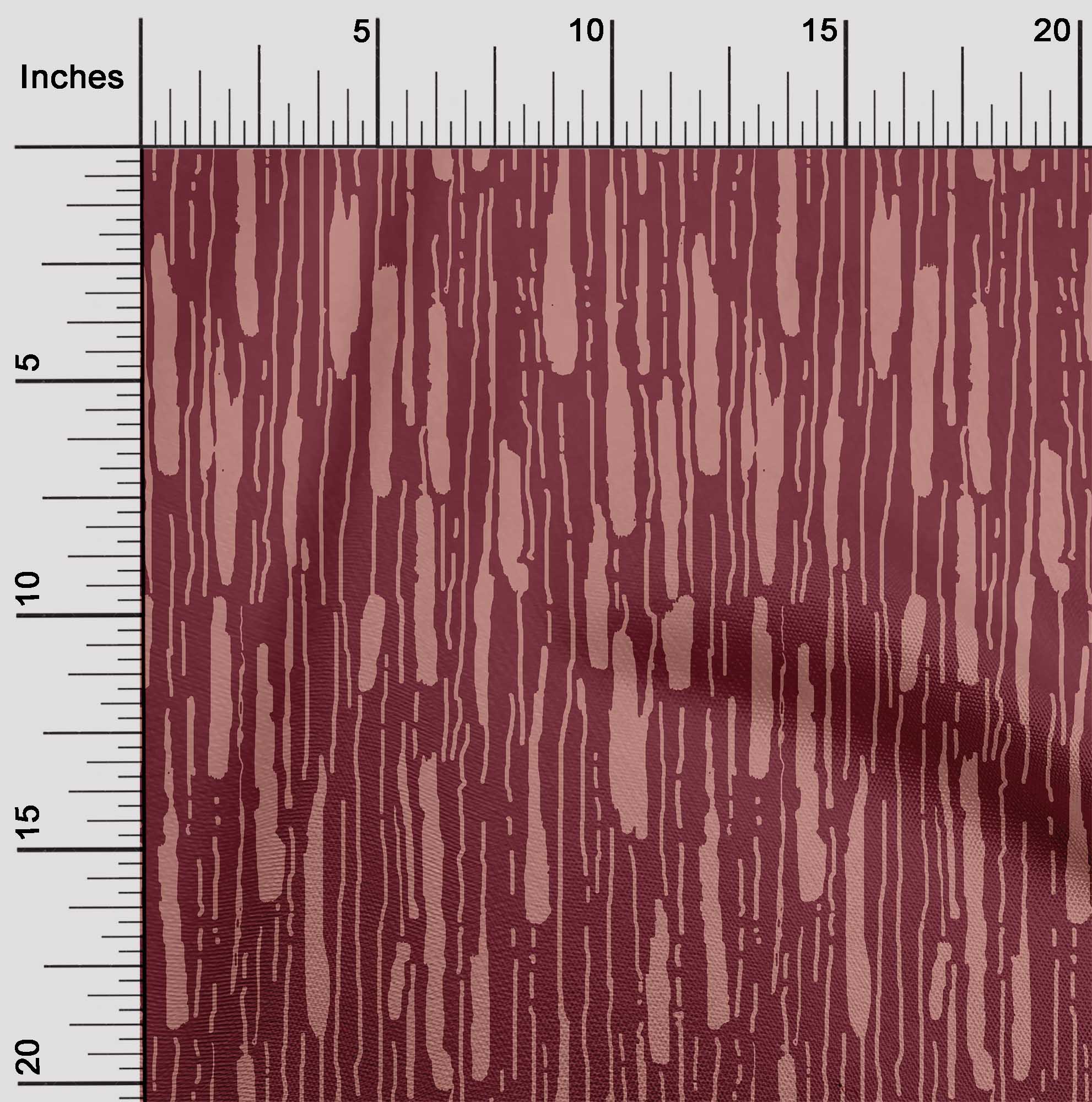 

OneOone Cotton Flex Brown Fabric Brush мазок Абстрактна тканина для шиття Принтована тканина для рукоділля у дворі 40 дюймів 42 Inch Wide - Viscose Chiffon малиновий