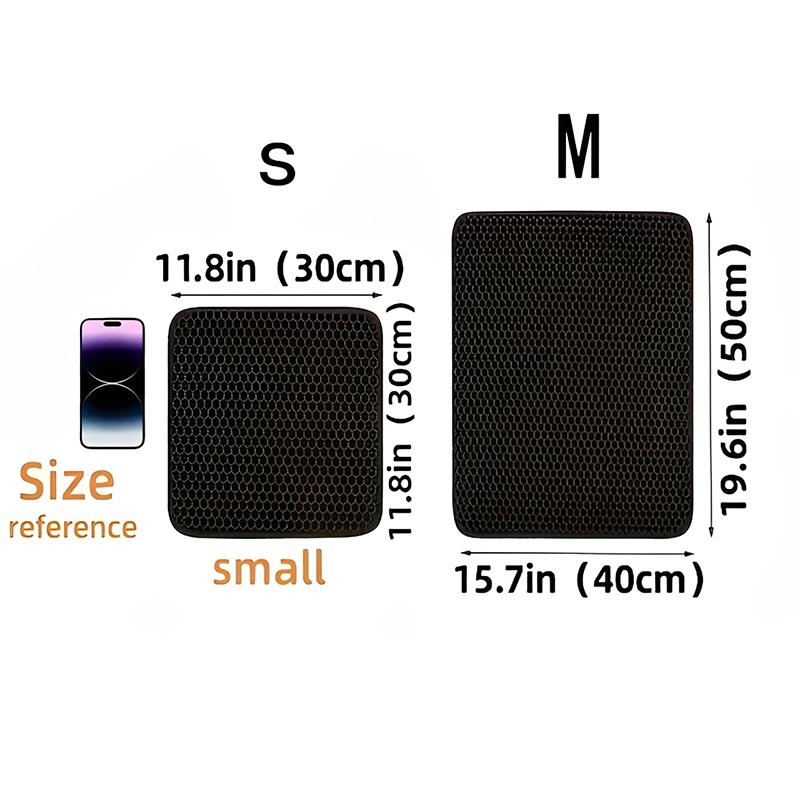 Cat Litter Mat Pet Toilet Waterproof Double Layer Pet Litter Box Mat Non Slip Sand Cat Washable Mat Clean Pad Pet Clean Supplies