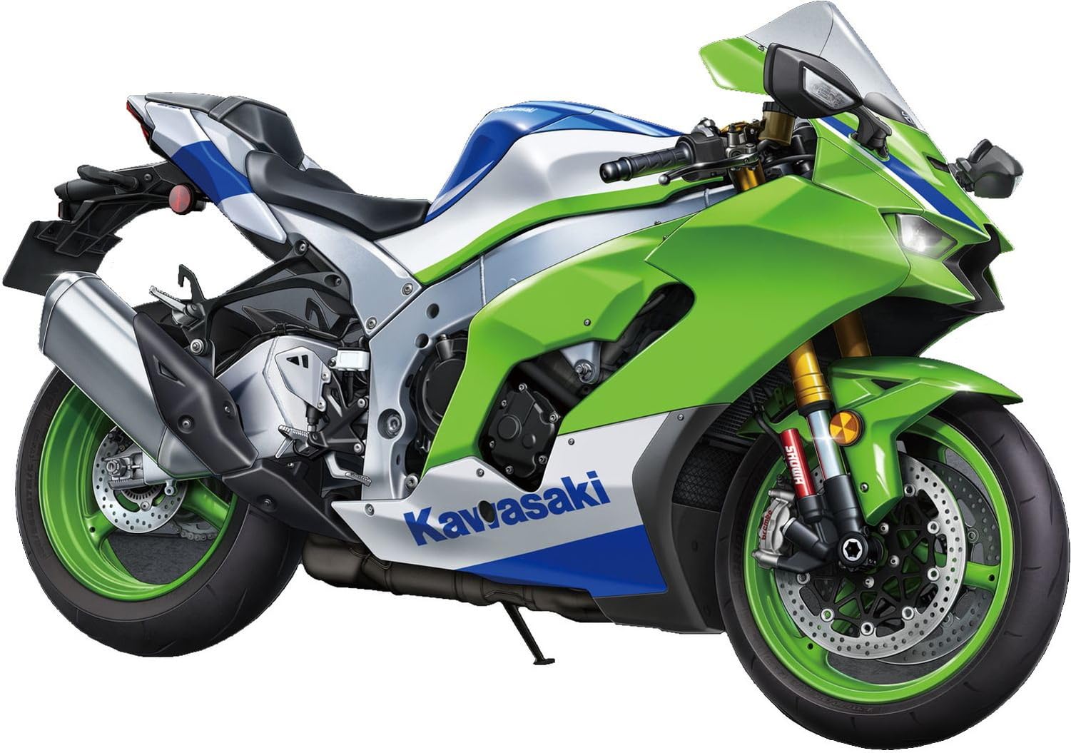 

GSI Creos Mon Model Kawasaki Ninja Пластиковая модель MMT007 1/9 ZX-10R (Мотоцикл)