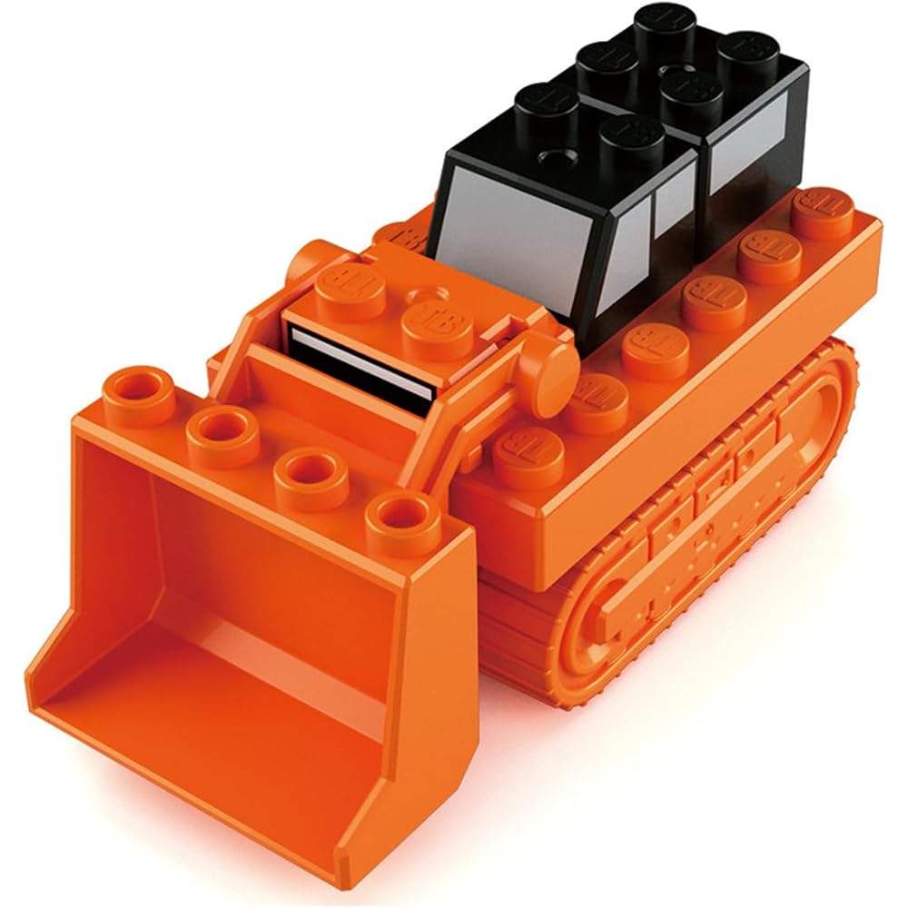 Tomica Plarail Block Bulldozer Construction Toy with Movable Parts and Durable Design