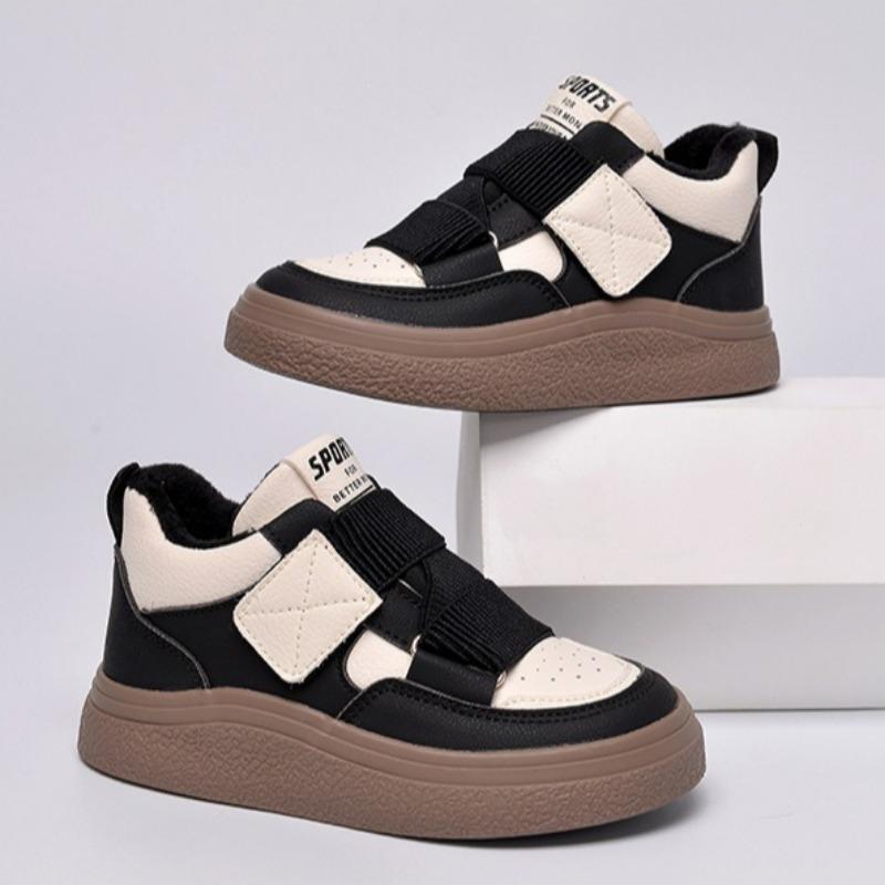 Teplé bavlněné boty v korejském stylu Dětské protiskluzové boty Chlapecké módní ležérní boty