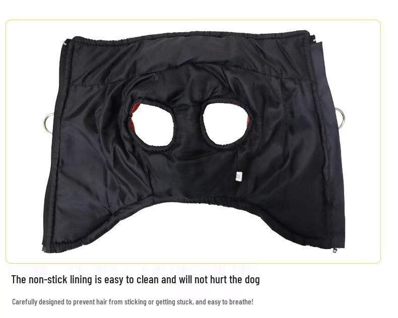 Autumn & Winter Pet Ski Suit: Thickened Windproof Cotton Vest for Dogs