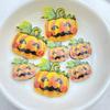 10PCS New Models Colorful Cartoon Halloween Pumpkin Series Resin Scrapbook DIY Jewelry Hairpin Headrope Decoration Crafts