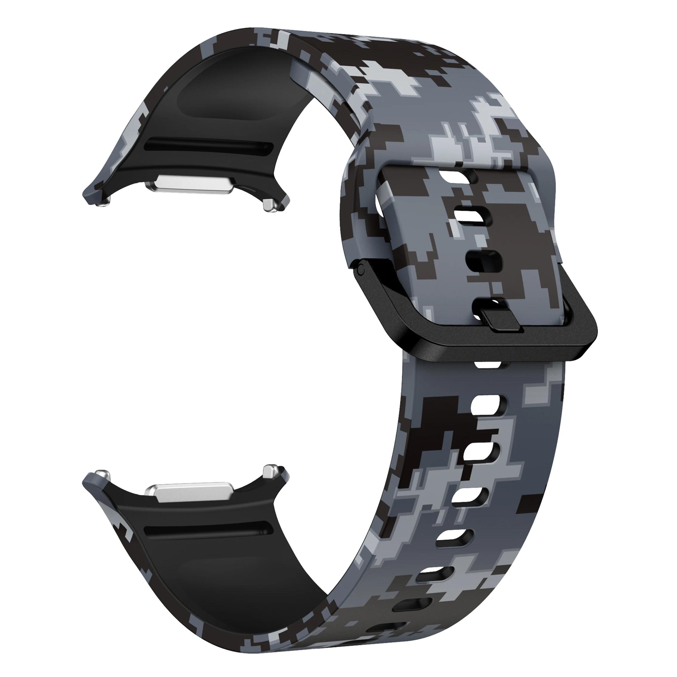 

Печатный силиконовый ремешок для Samsung Galaxy Watch Ultra 47 мм Ремешок для Galaxy Watch Ultra 2 Спортивный браслет Ремешки для часов