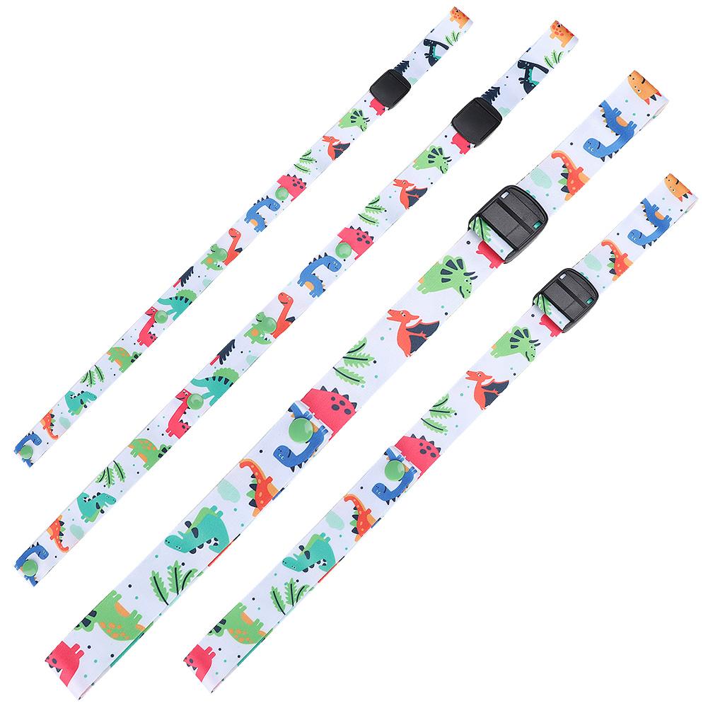

2.5cm Baby Feeding Bottle Cup Adjustable Strap Holder Stroller Toy Sippy Leash Tether(Dinosaur)