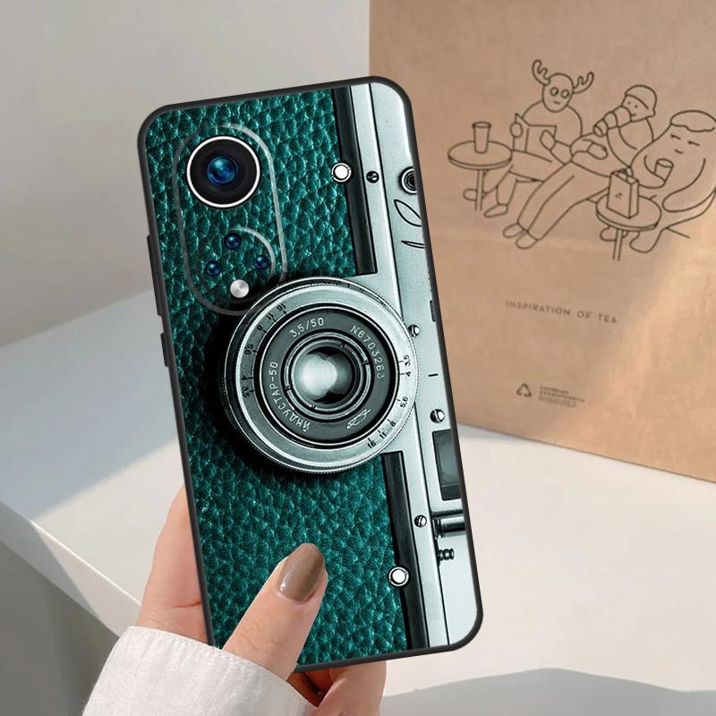 Retro Classic Vintage Camera For Honor Magic 8 5 6 7 Pro Case For Honor 400 200 Lite 50 70 90 X8c X8b X9a X9b X9c X9d Win
