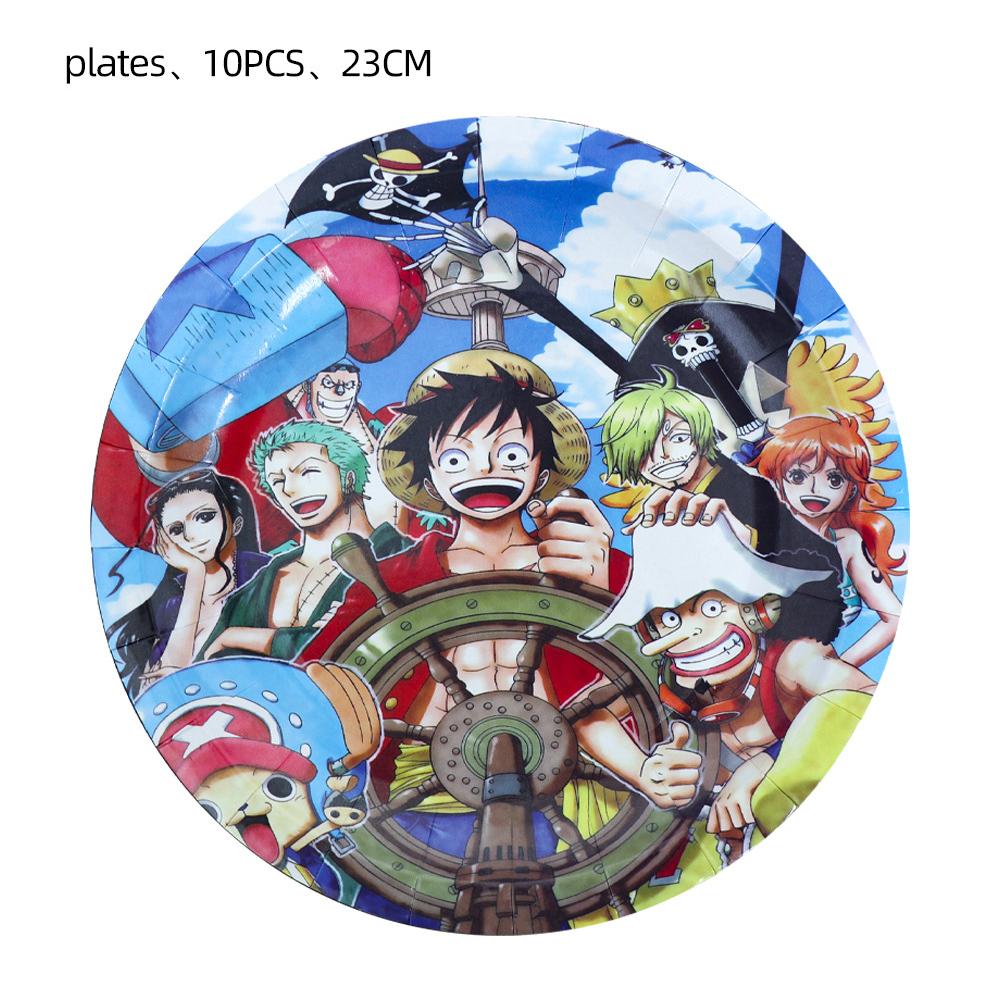 51pcs One Piece Tableware Set Includes Plates Cups Napkins Tablecloth