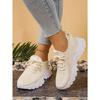 Women's Summer Breathable Flyknit Mesh Shoes, Fashion Versatile Casual Athletic Flats for Women