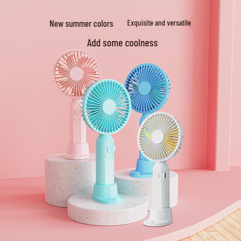 Portable Mini USB Rechargeable Handheld Fan for Desktop, Office, and Kids Large