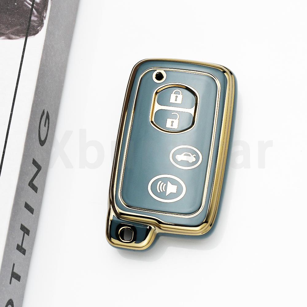 Fashion Tpu For Toyota Land Cruiser Auris Prius 30 Alpha Aqua Lexus Lc 200 Car Key Case 2/3/4 Buttons Remote Cover Shell Holder