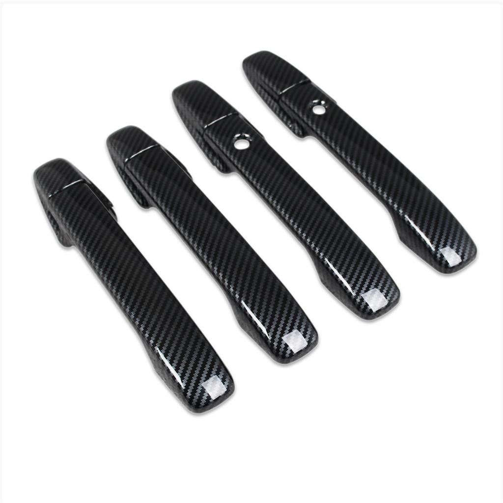 RUIQ Honda New Custom JF5 JF6 Exclusive Exterior Outer Door Handle Cover Knob Full Cover Type HONDA Custom Exclusive Design Fiber Black N-BOX N-BOX