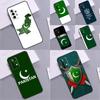 Pakistan Flag For Samsung Galaxy A36 A26 A16 A05 A06 A54 A34 A14 A22 A32 A52 A55 A35 A15 A53 A13 A56 Case