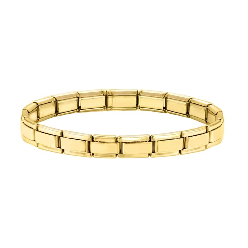 

Fashion Stainless Steel Elastic Bracelet 9mm Width Italian Charm Bangle Bracelet Simple Design Girls Men Women DIY Jewelry Gifts