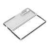 Folding Phone Case Fashionable Electroplated Phone Case Drop Protective Phone Cover for Z Fold 3 Silver