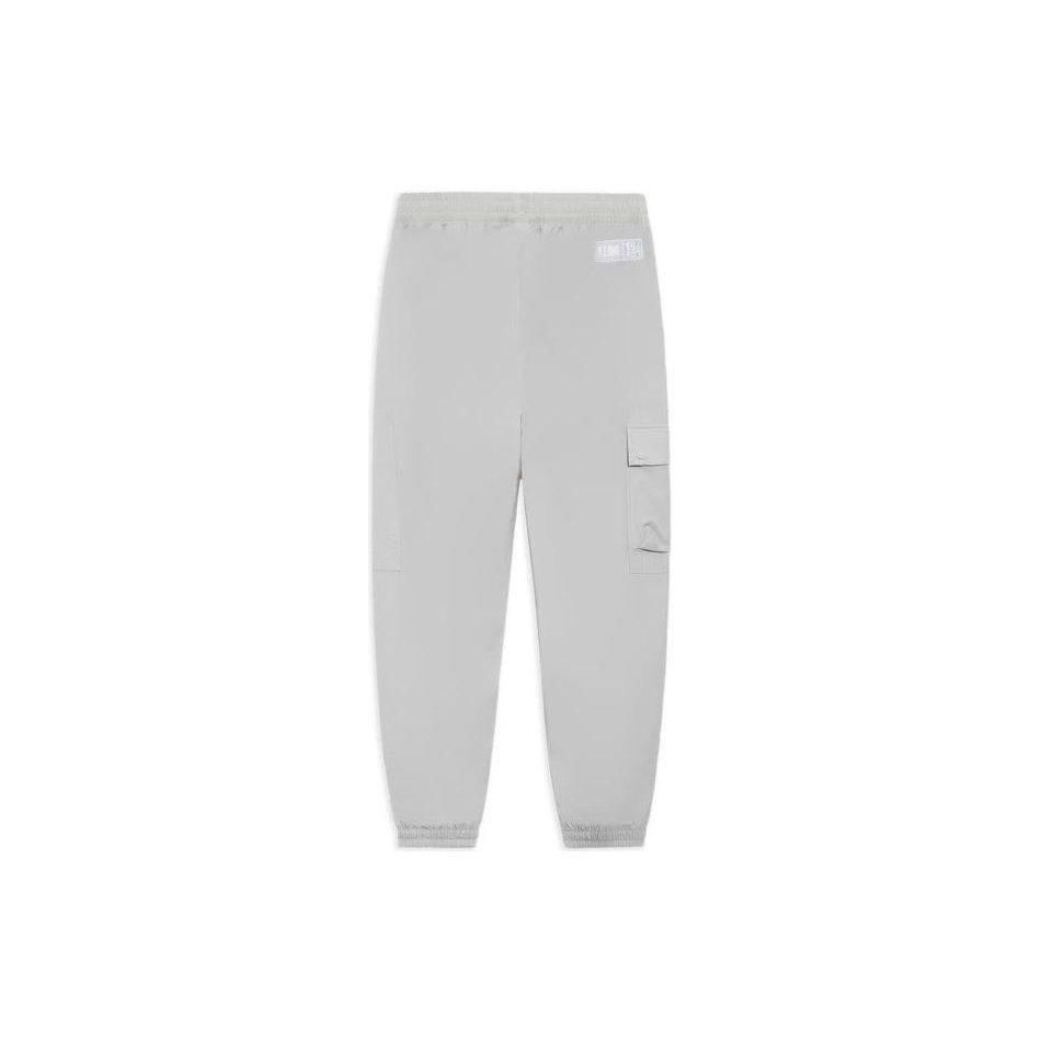 Li Ning Sports Life Collection Knitted Sweatpants Men's Microcrystalline Gray AYKS315-1