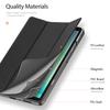 For Samsung Galaxy Tab A9/Galaxy Tab A11 Case DUX DUCIS Domo Series Tri-fold Stand PU Leather Tablet Cover