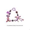 Bag Pendant Doll Accessories Phone Charm with Beads for Kids Adults Children Style A
