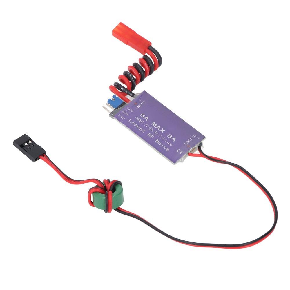 5V 6V 7.4V 6A Output UBEC Voltage Regulator Max 8A External Voltage Regulator RC Helicopters