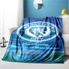 Manchester City FC Pattern Blanket for Home Decoration, Bed, Sofa, Car Travel, Camping, Suitable for All Seasons, Birthday Christmas Gift