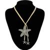 Dcfywl731 Starfish Seashell Necklace for Women Shell Pendant Accessories Chunky Gold Beach Jewelry Womens Fashion Accessories Summer Outfits for