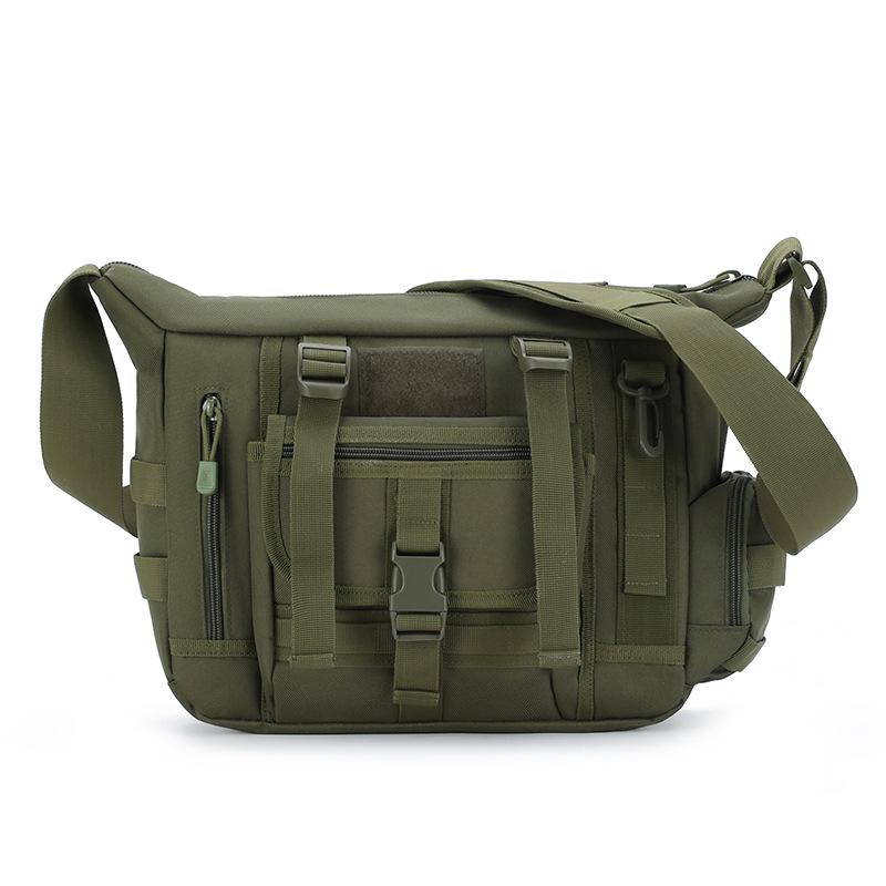 Men's Camouflage MOLLE Single Shoulder Laptop & Crossbody Bag - Fits iPad 3 & A4 Books