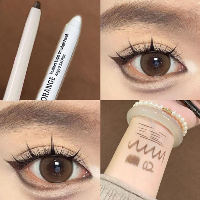 Herorange Glitter Diamond Silkworm Pencil Peach Shimmer Highlighter Aegyo Sal Stick Brighten Eye Shadow Pen Makeup Cosmetic