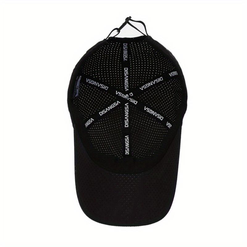 Men'S Summer Running Cap, Lightweight, Quick-Drying, Breathable, Outdoor Sun Protection Baseball Hat for Fishing.