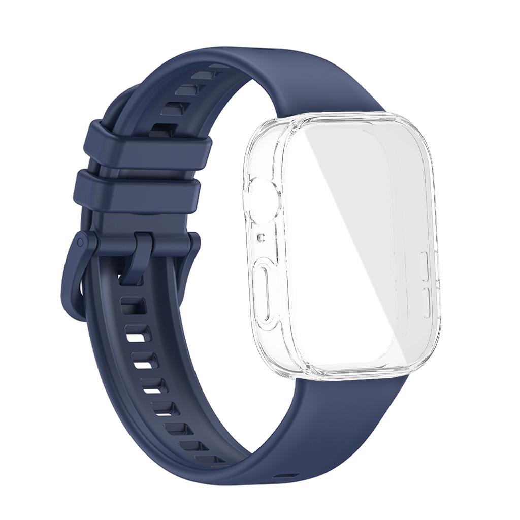 Für Huawei Watch Fit 3 Armband Weiches Silikon Sportuhrband + TPU Weiche Hülle Atmungsaktives Smartwatch Armband Für Huawei Fit3 Correa